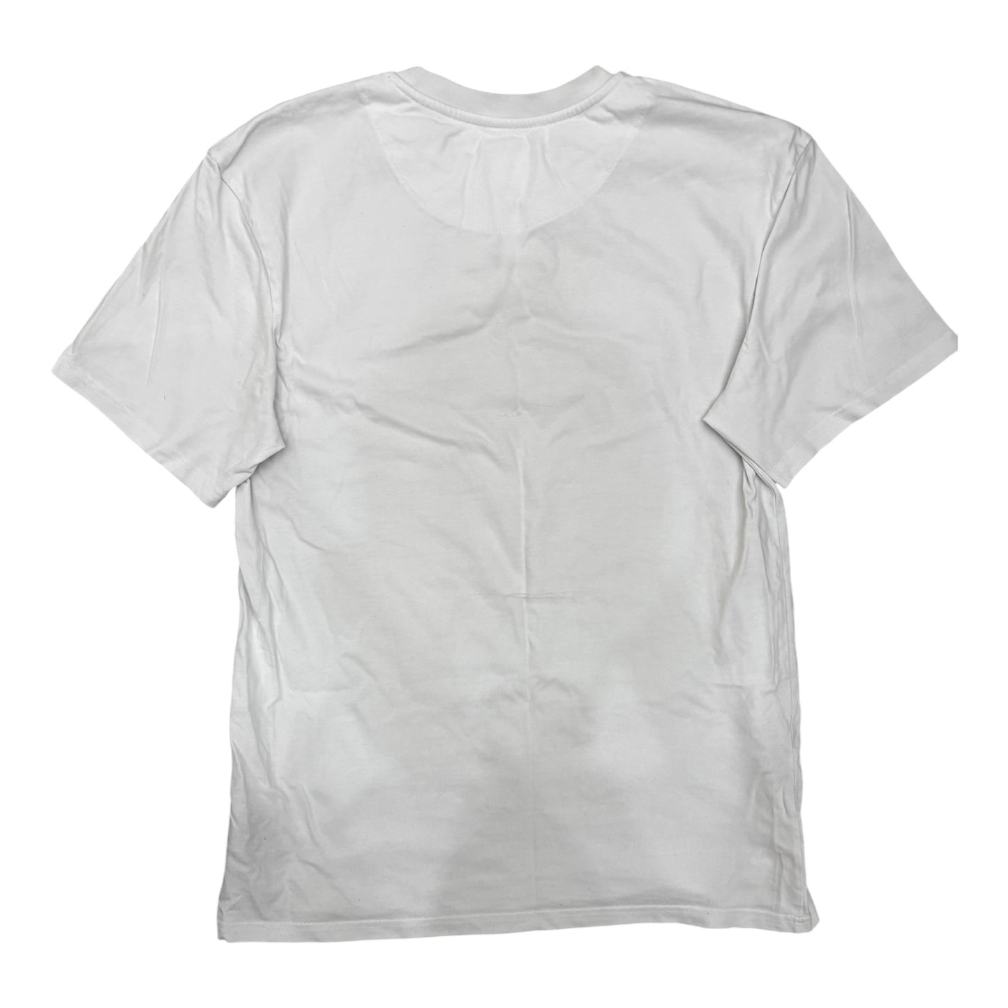 Karl Kani Basic White T-Shirt Embroidered Logo Size L