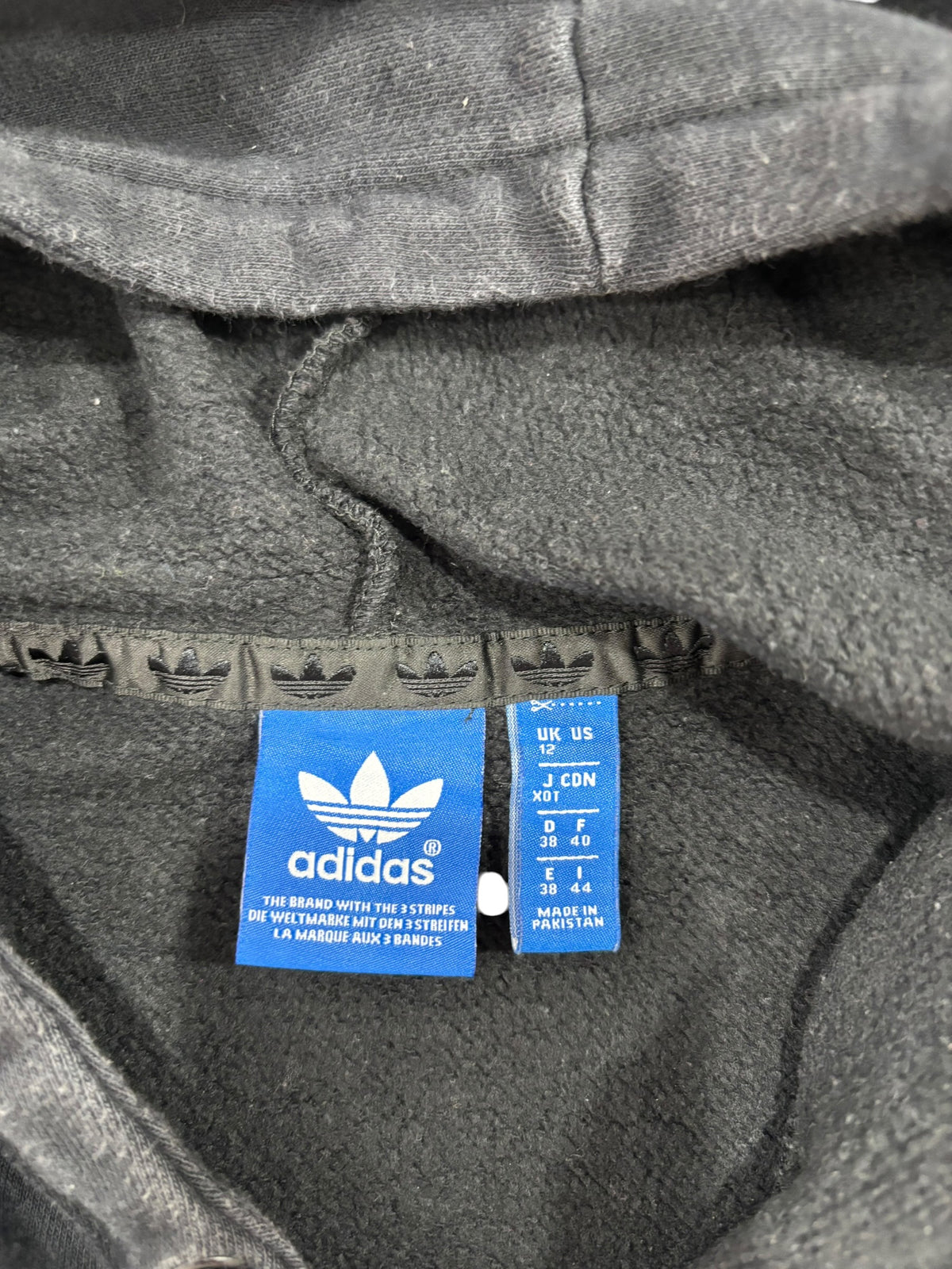 adidas Black Trefoil Hoodie