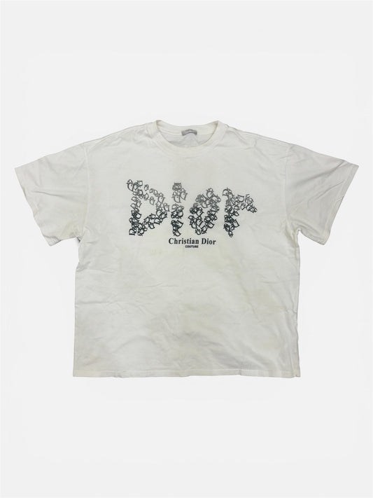 Christian Dior Couture Graphic Print Crewneck T-Shirt