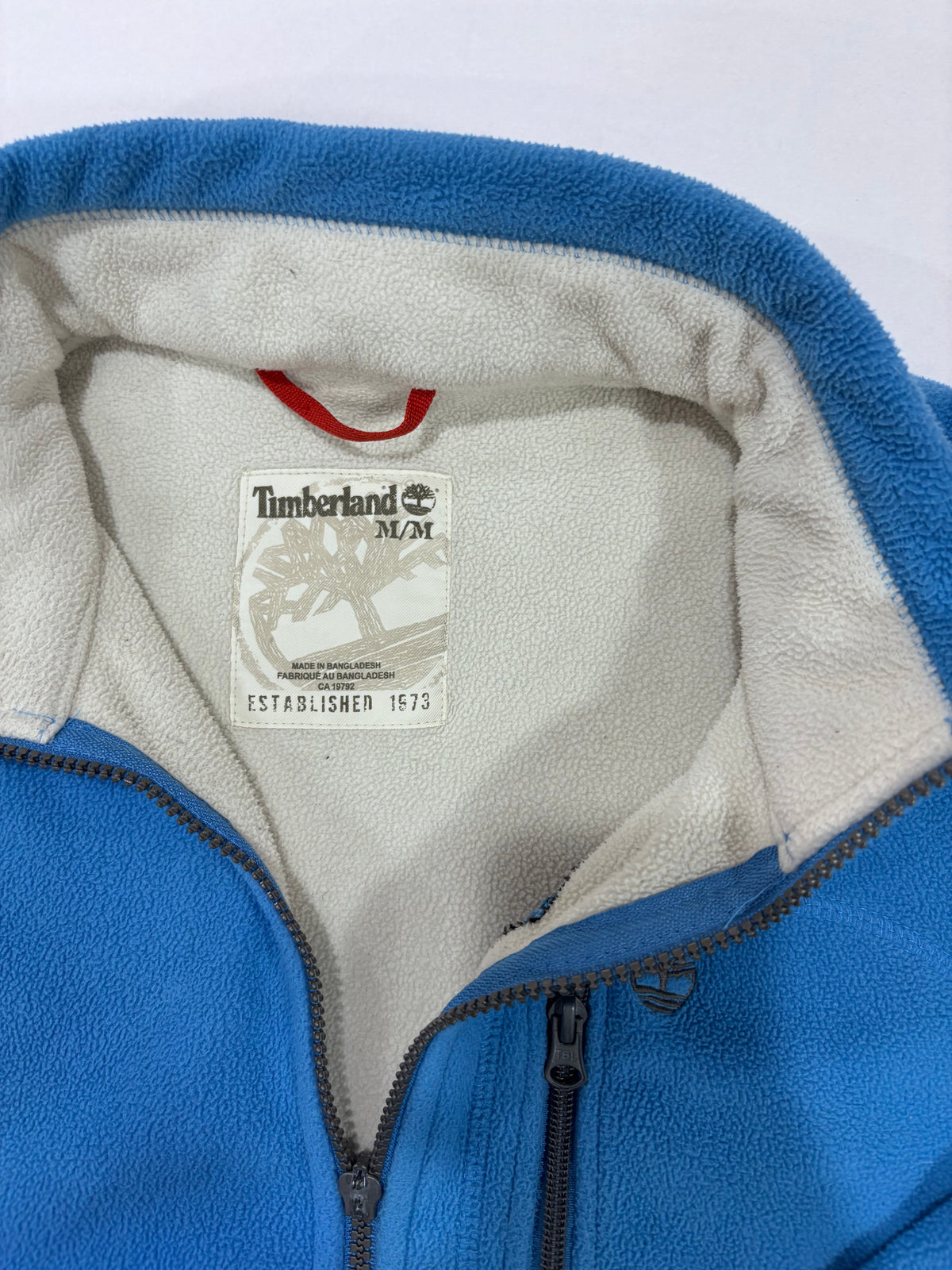Timberland Blue Fleece Full-Zip Jacket - Thriftly