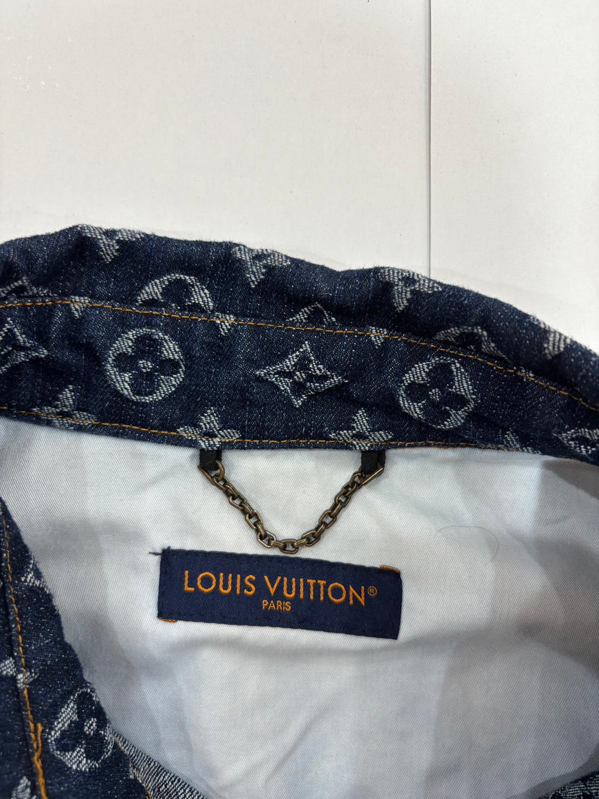 Louis Vuitton Oversize Monogram Denim Shirt Size XL