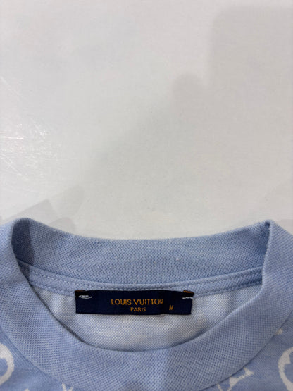 Louis Vuitton light blue monogram T-shirt