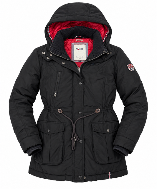 Tommy Hilfiger Women’s Black Hooded Parka