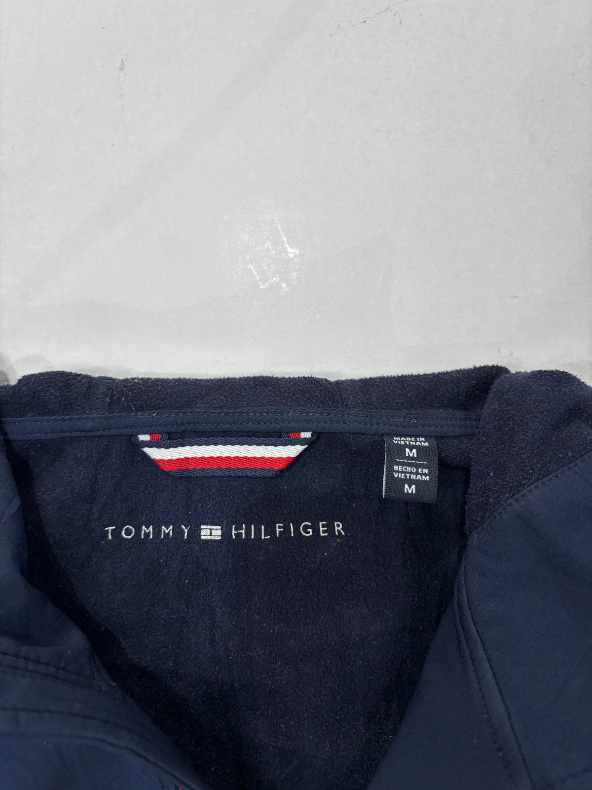 Tommy Hilfiger Womens Navy Hooded Jacket