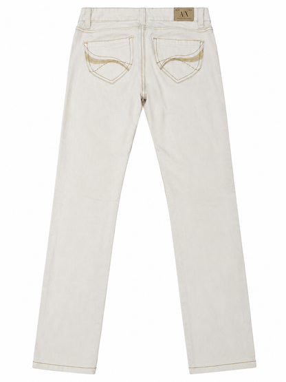 A|X Armani Exchange White Jeans