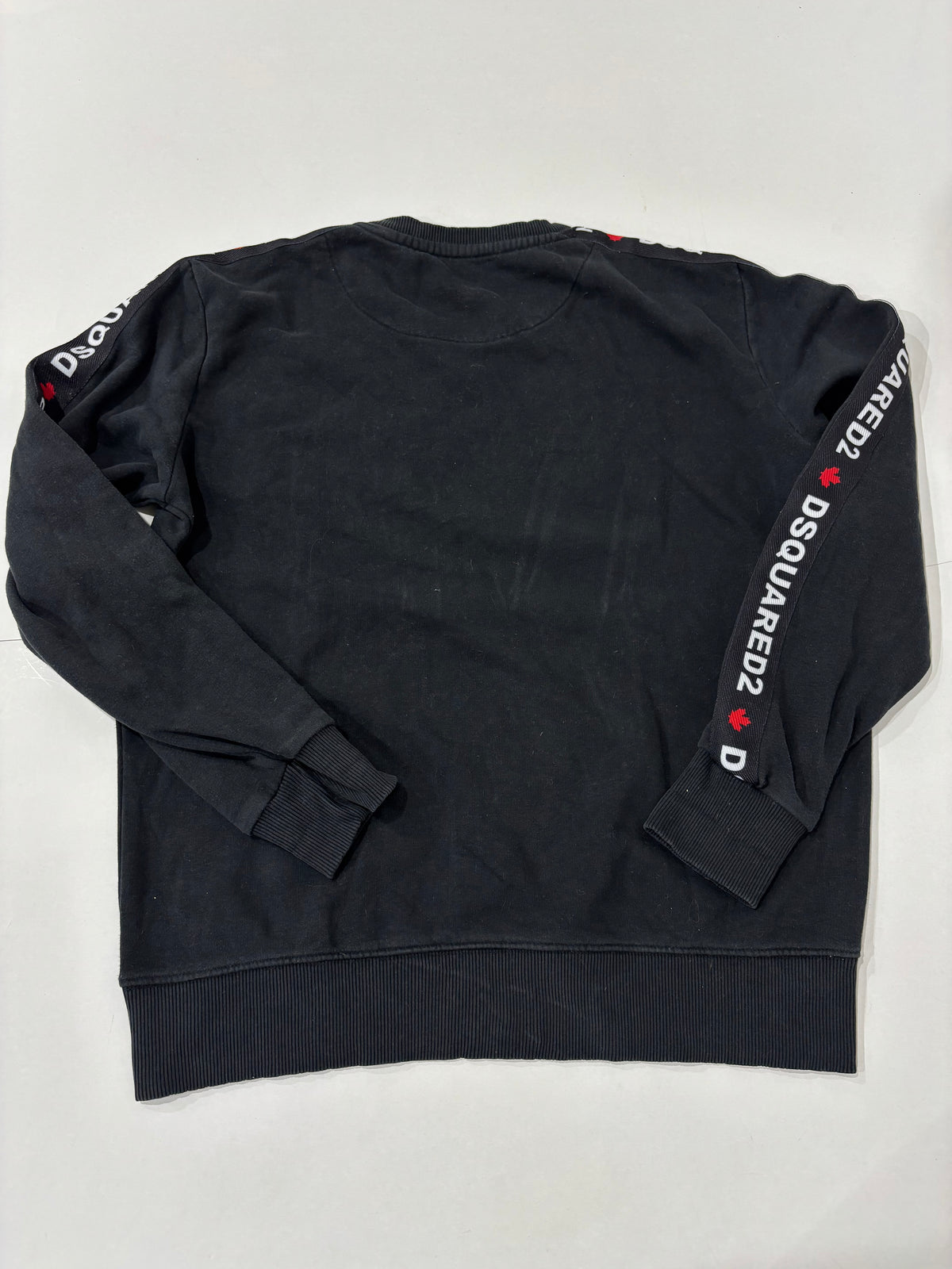 Dsquared2 Men’s Crewneck Sweatshirt Faded Black Preowned