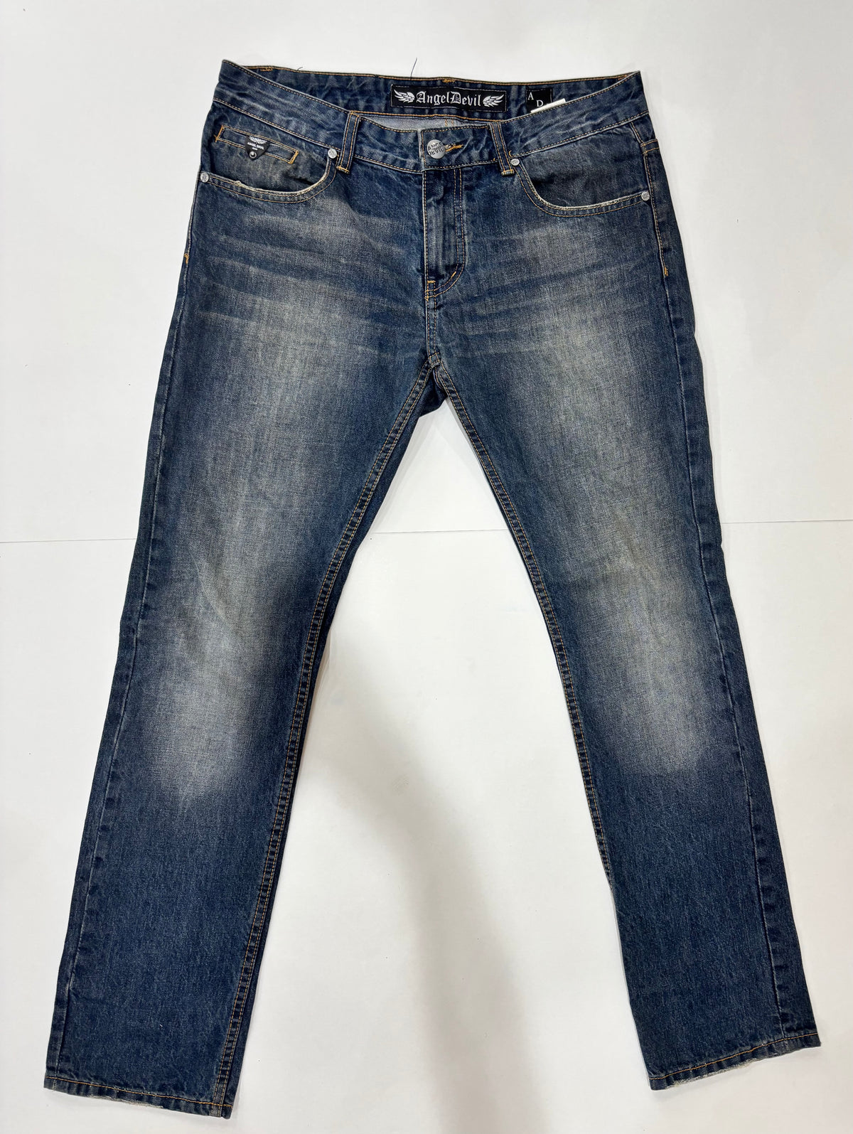 Angel Devil Men’s Slim Preowned Jeans