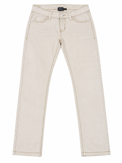 A|X Armani Exchange White Jeans