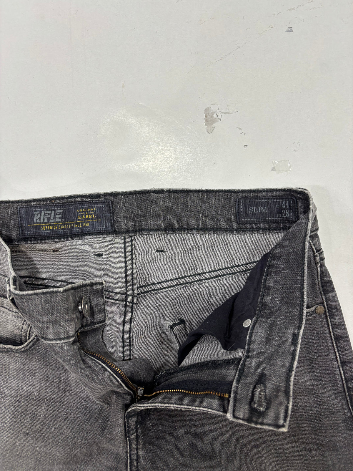 Rifle Slim Grey Jeans