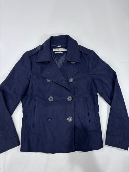 Tommy Hilfiger Women’s Navy Double-Breasted Peacoat