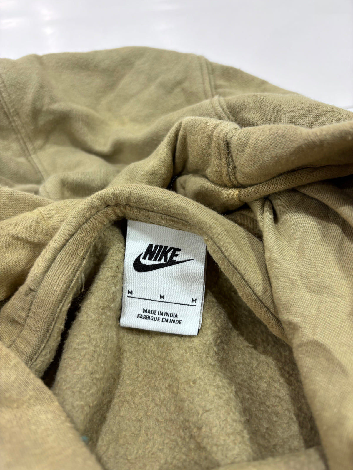 Nike Olive Green Swoosh Hoodie - Thriftly