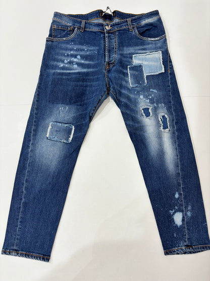 Maison 9 Paris Distressed Denim Washed Men’s Preowned Jeans