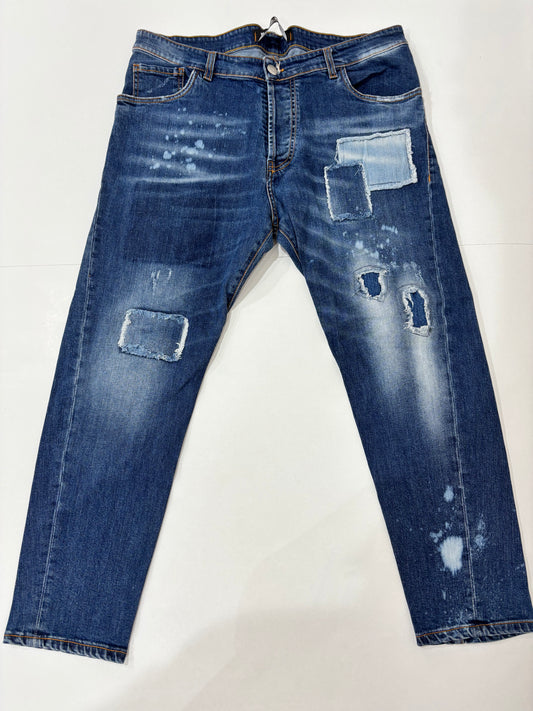 Maison 9 Paris Distressed Denim Washed Men’s Preowned Jeans
