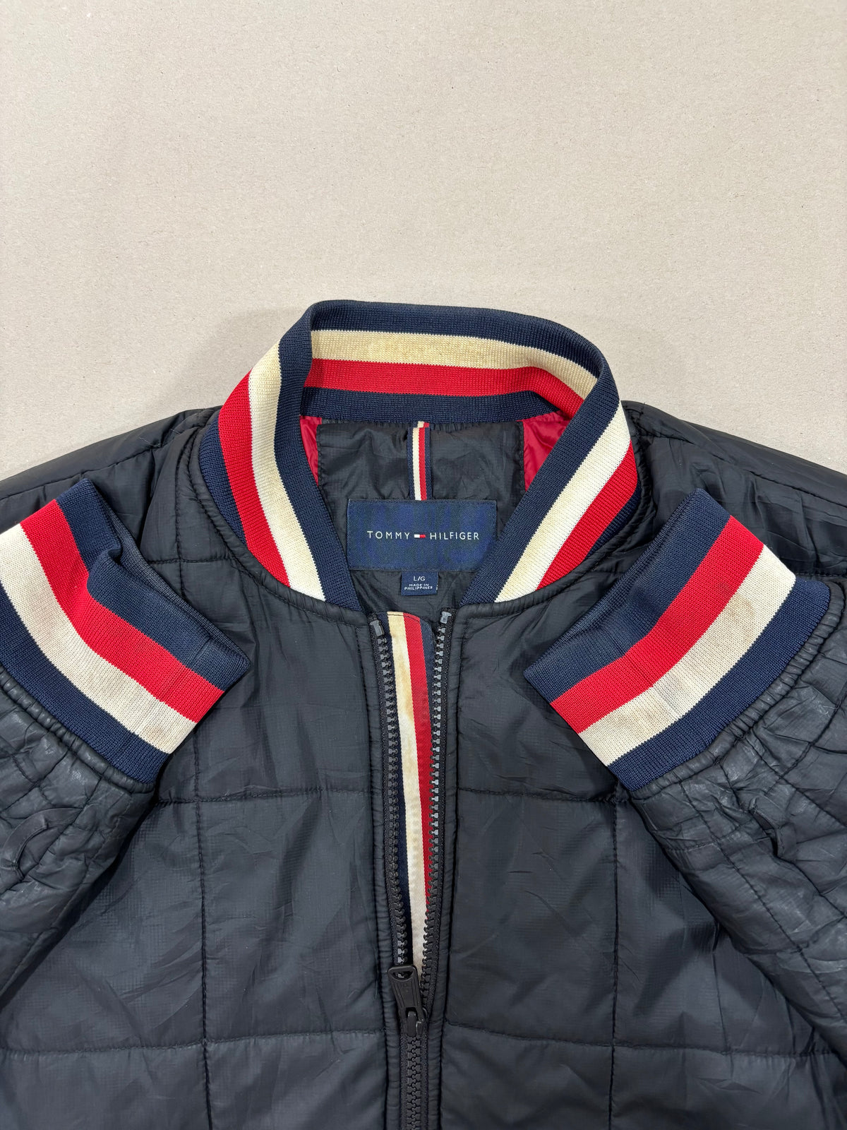 Tommy Hilfiger Mens Black Quilted Puffer Jacket
