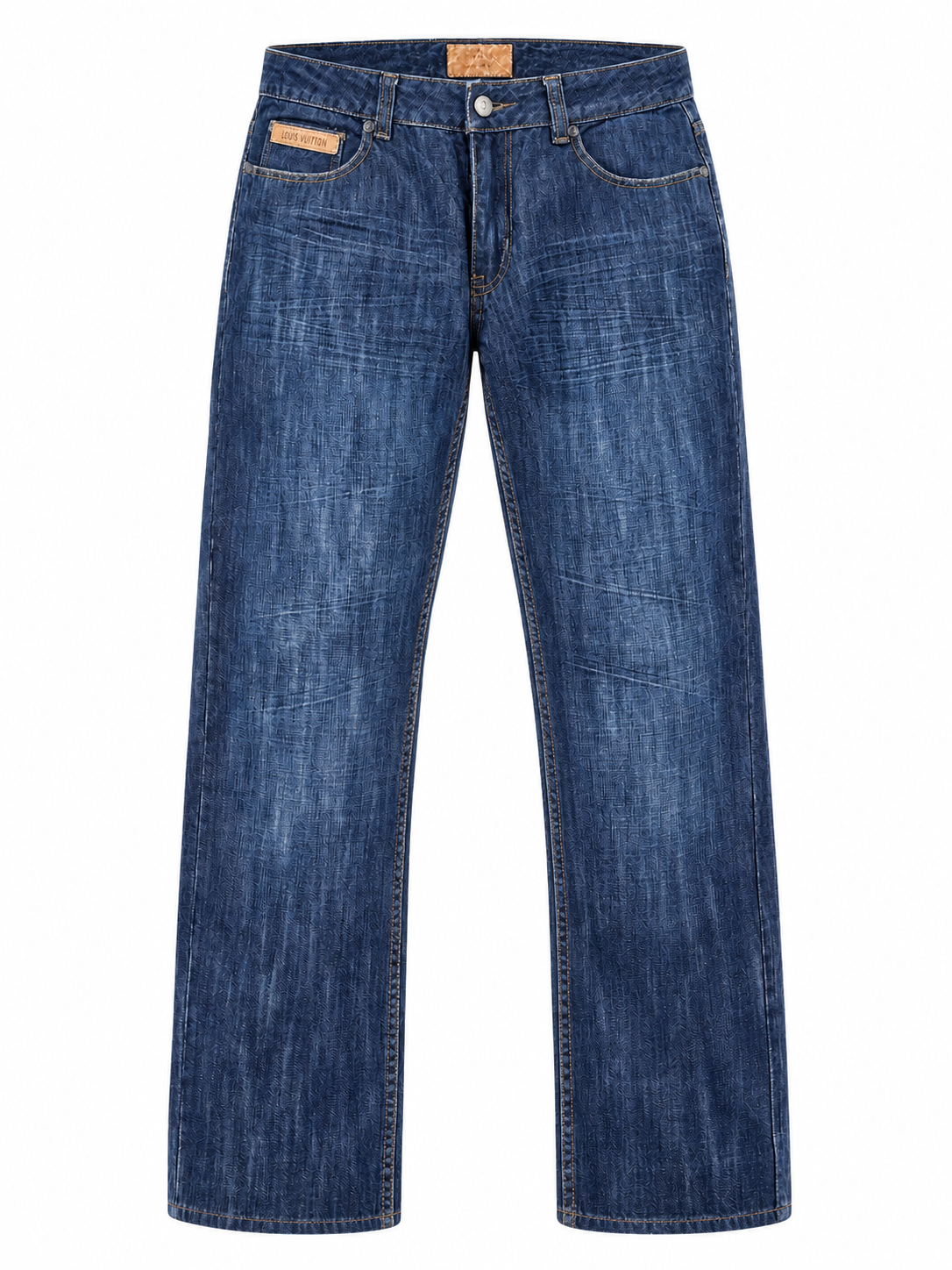 Louis Vuitton Blue Monogram Denim Jeans