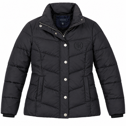 Tommy Hilfiger Womens Black Puffer Jacket