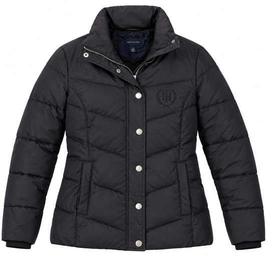 Tommy Hilfiger Womens Black Puffer Jacket