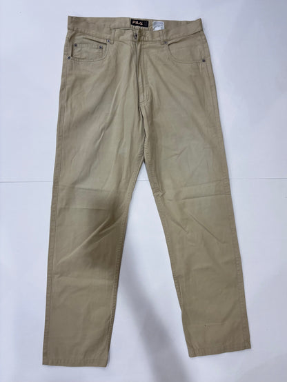 Fila Men’s Khaki Straight Leg Jeans Preowned