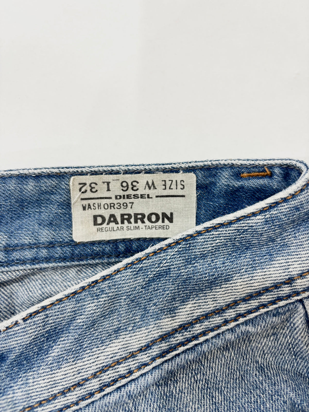 Diesel Regular Fit Washed Jeans Preowned