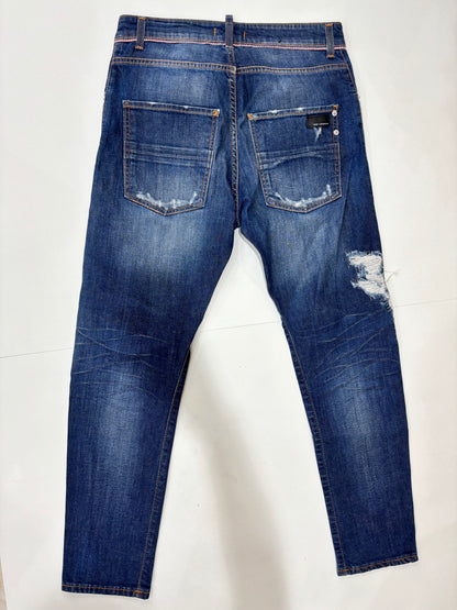 Yes London Men’s Ripped Washed Jeans Preowned