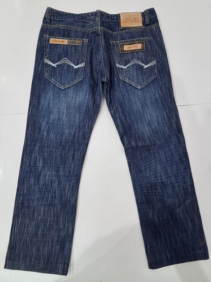 Louis Vuitton Blue Monogram Denim Jeans - image 3