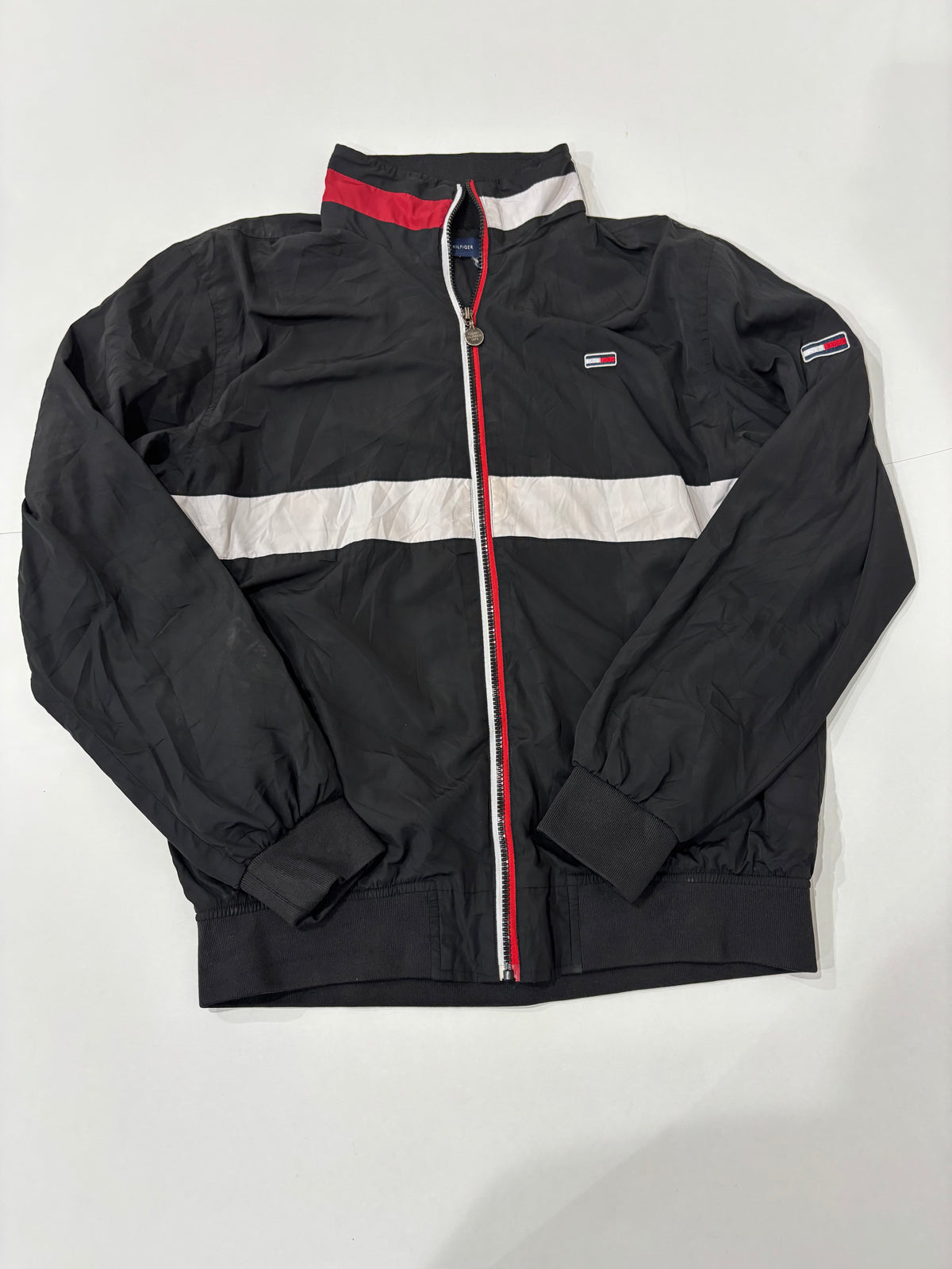 Tommy Hilfiger Windbreaker Men’s Minimal Logo Jacket Preowned