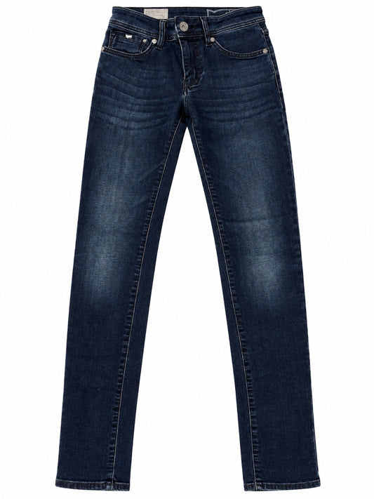 Women's GAS Dark Blue Slim Straight Jeans