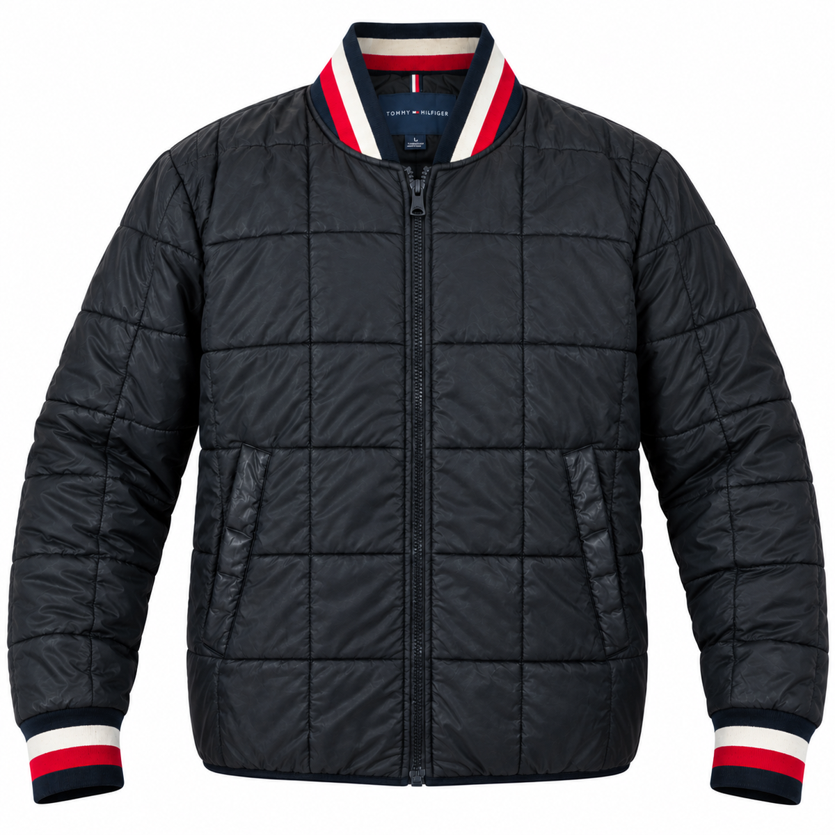 Tommy Hilfiger Mens Black Quilted Puffer Jacket