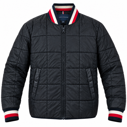 Tommy Hilfiger Mens Black Quilted Puffer Jacket