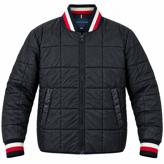 Tommy Hilfiger Mens Black Quilted Puffer Jacket