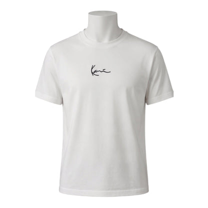 Karl Kani Basic White T-Shirt Embroidered Logo Size L