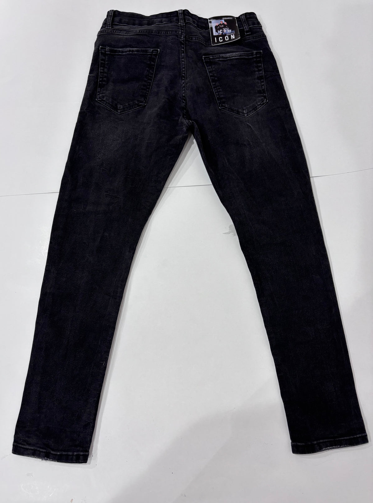 Dsquared2 Black Distressed Paint-Splatter Jeans - image 2