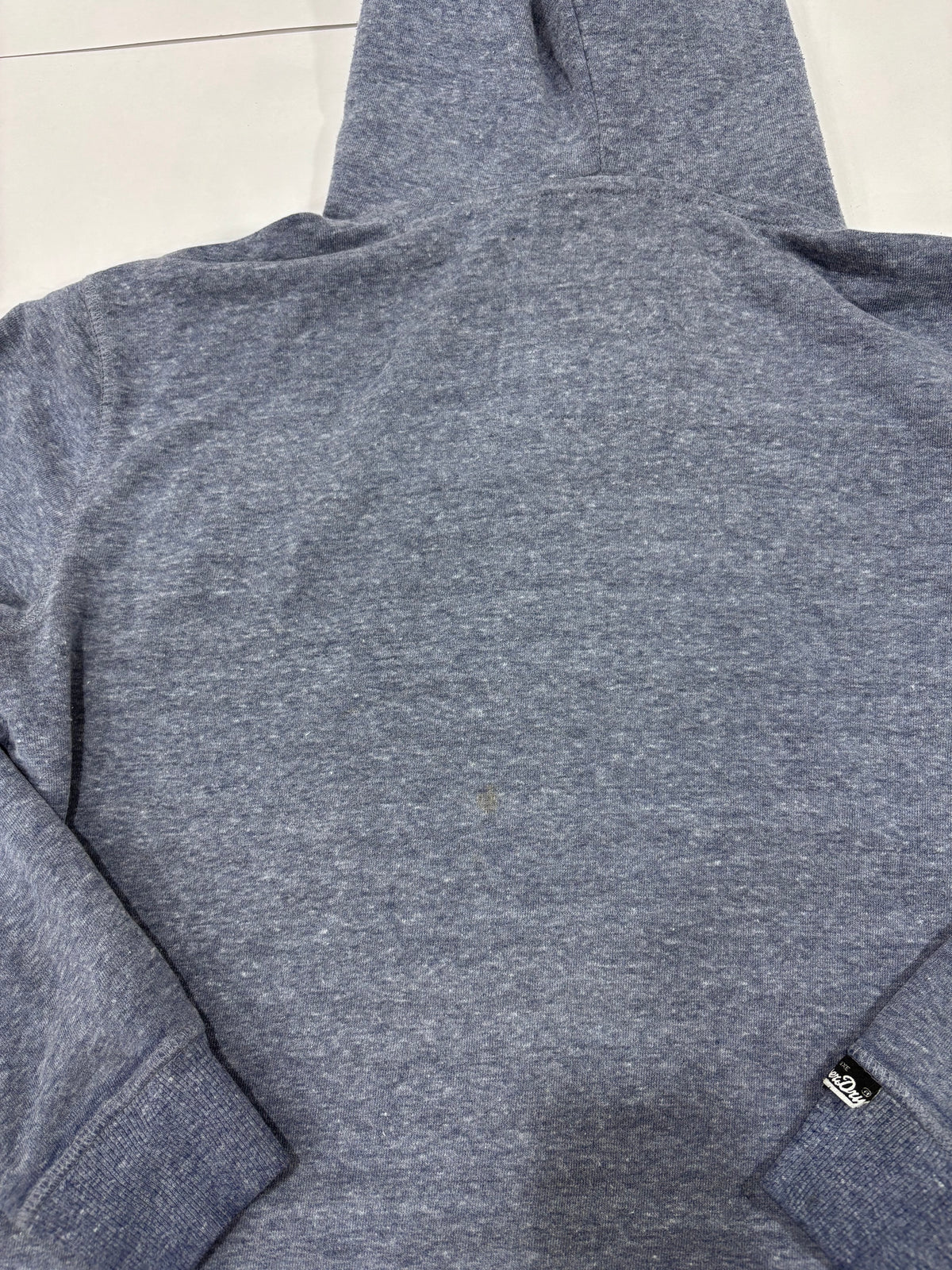 Superdry Blue Cropped Hoodie - Thriftly