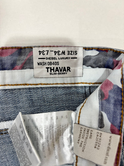 Diesel Men’s Skinny Jeans Washed Preowned