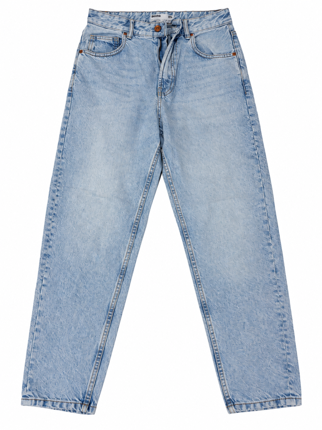 Bershka Light Blue Loose Jeans