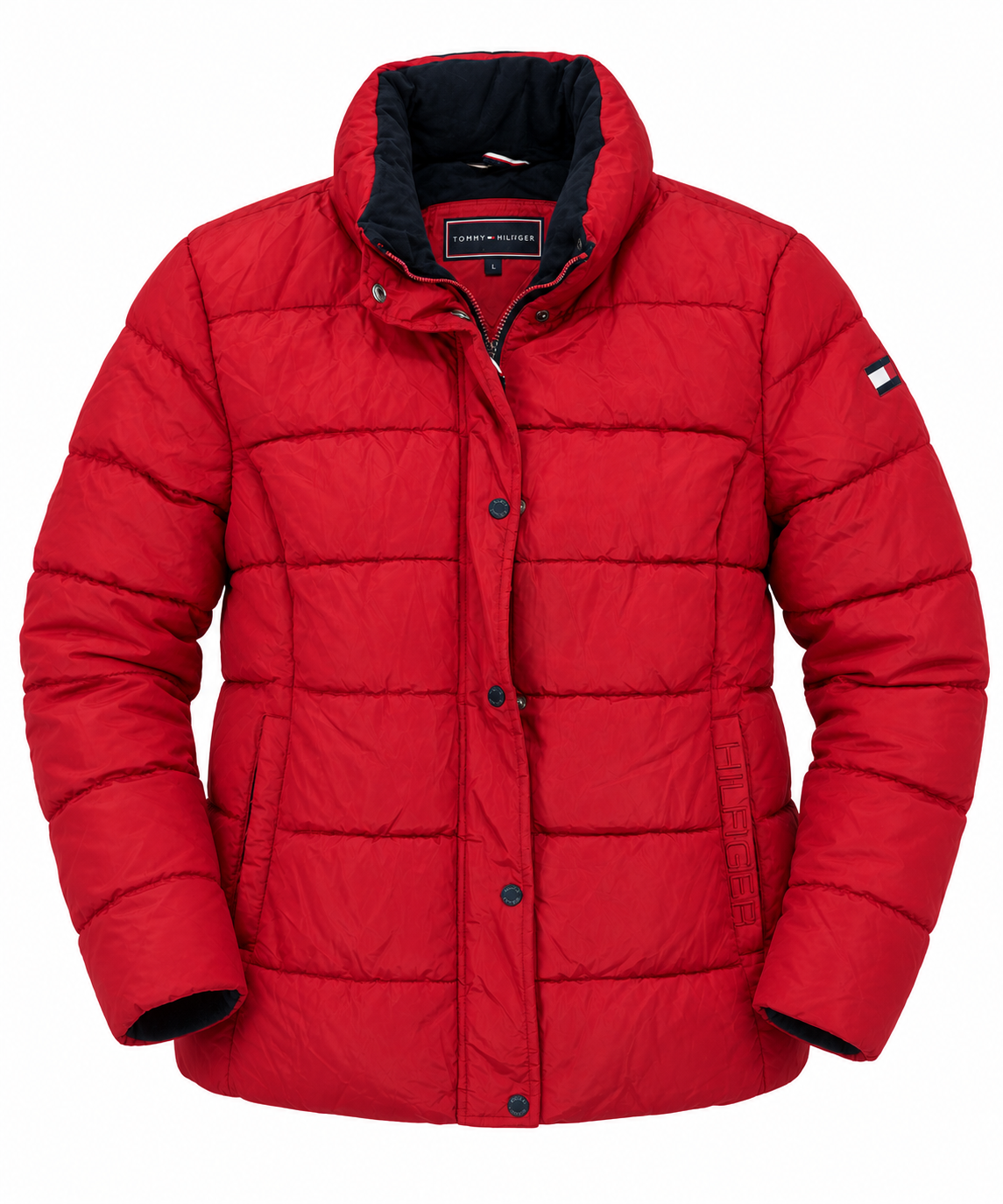 Tommy Hilfiger Men’s Red Down Puffer Jacket