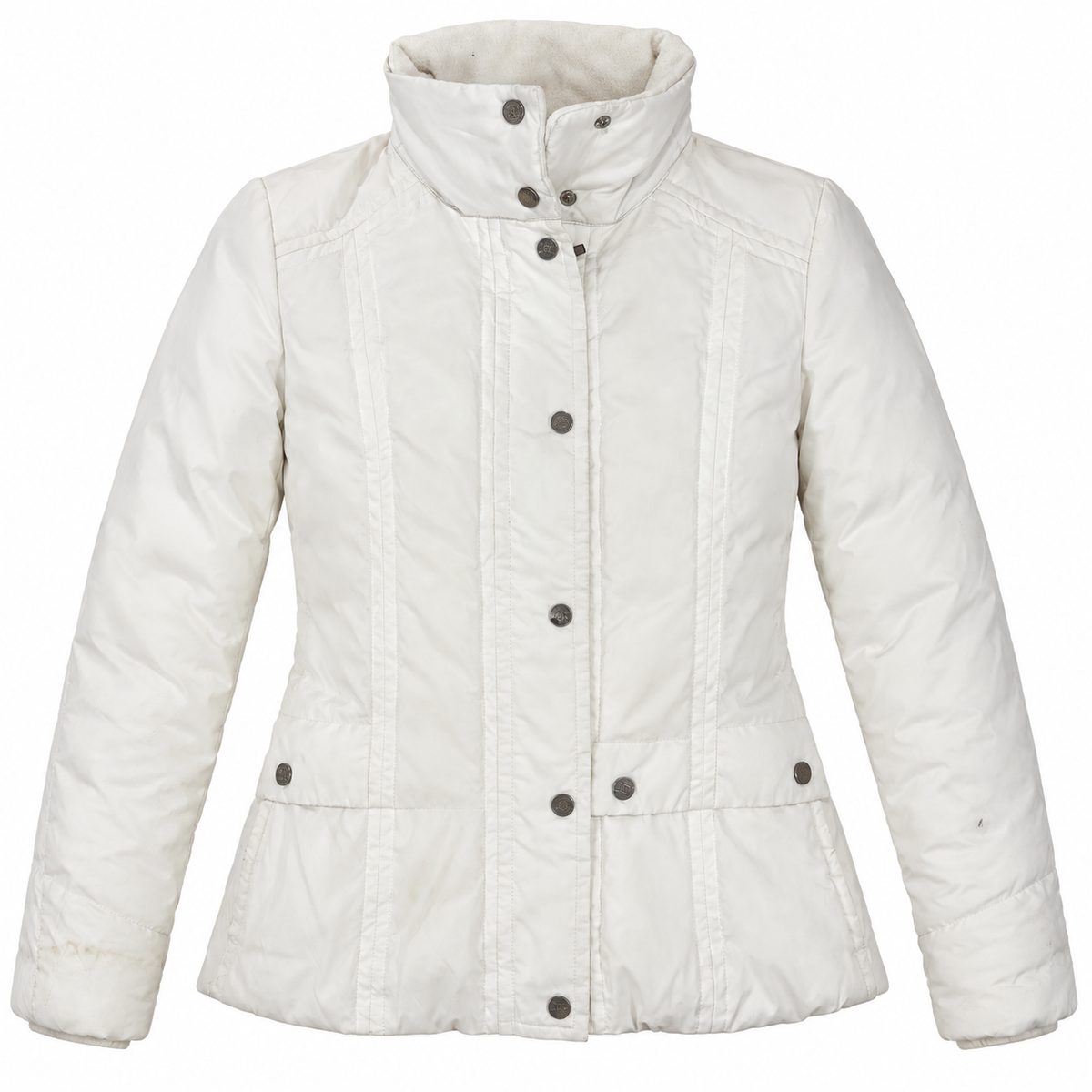 Unbranded Womens White Hooded Jacket