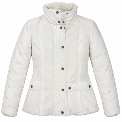 Unbranded Womens White Hooded Jacket