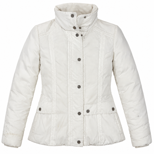 Unbranded Womens White Hooded Jacket