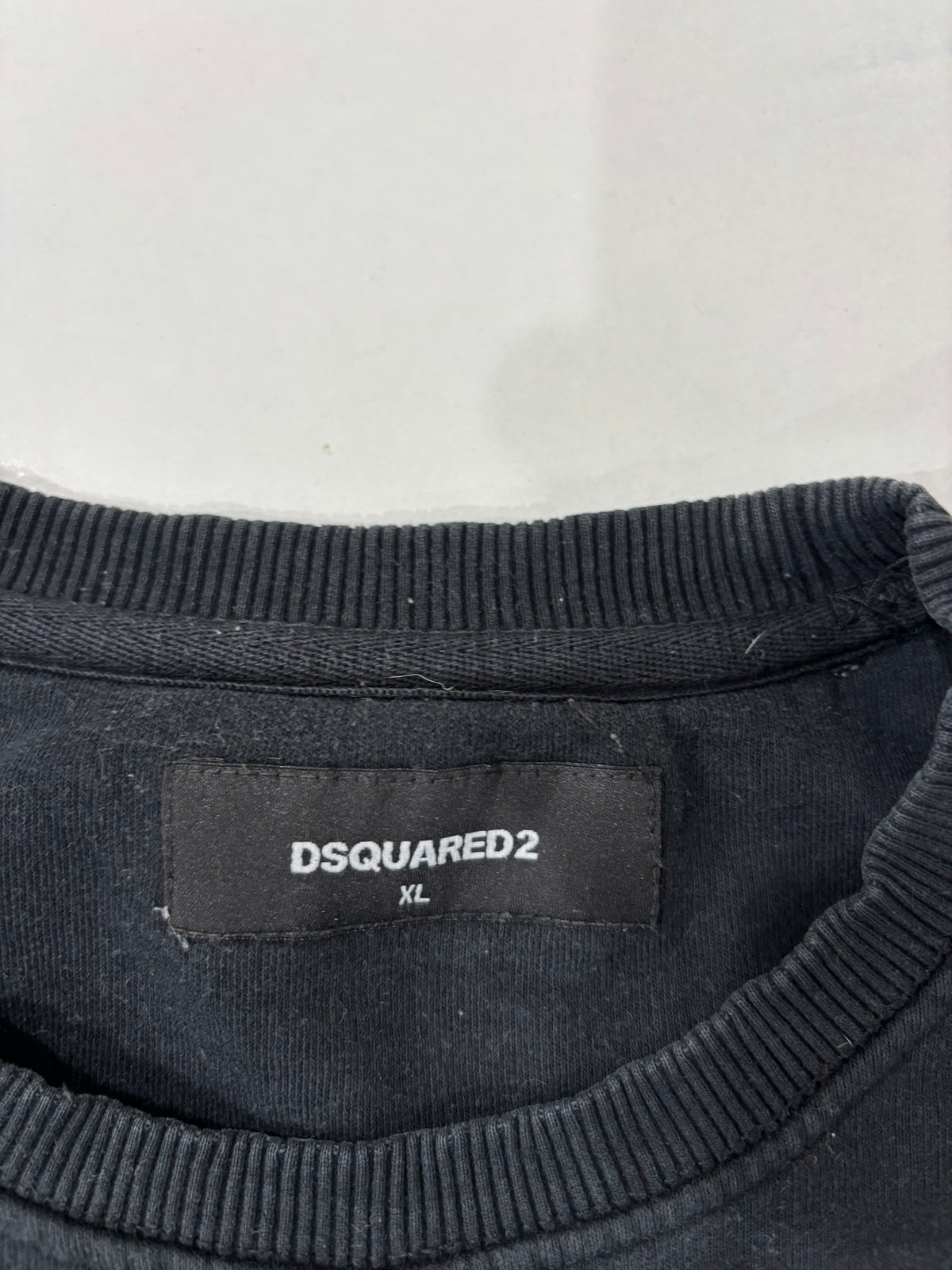 Dsquared2 Men’s Crewneck Sweatshirt Faded Black Preowned
