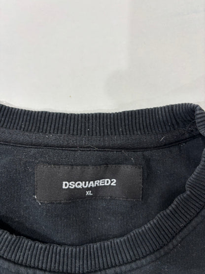 Dsquared2 Men’s Crewneck Sweatshirt Faded Black Preowned