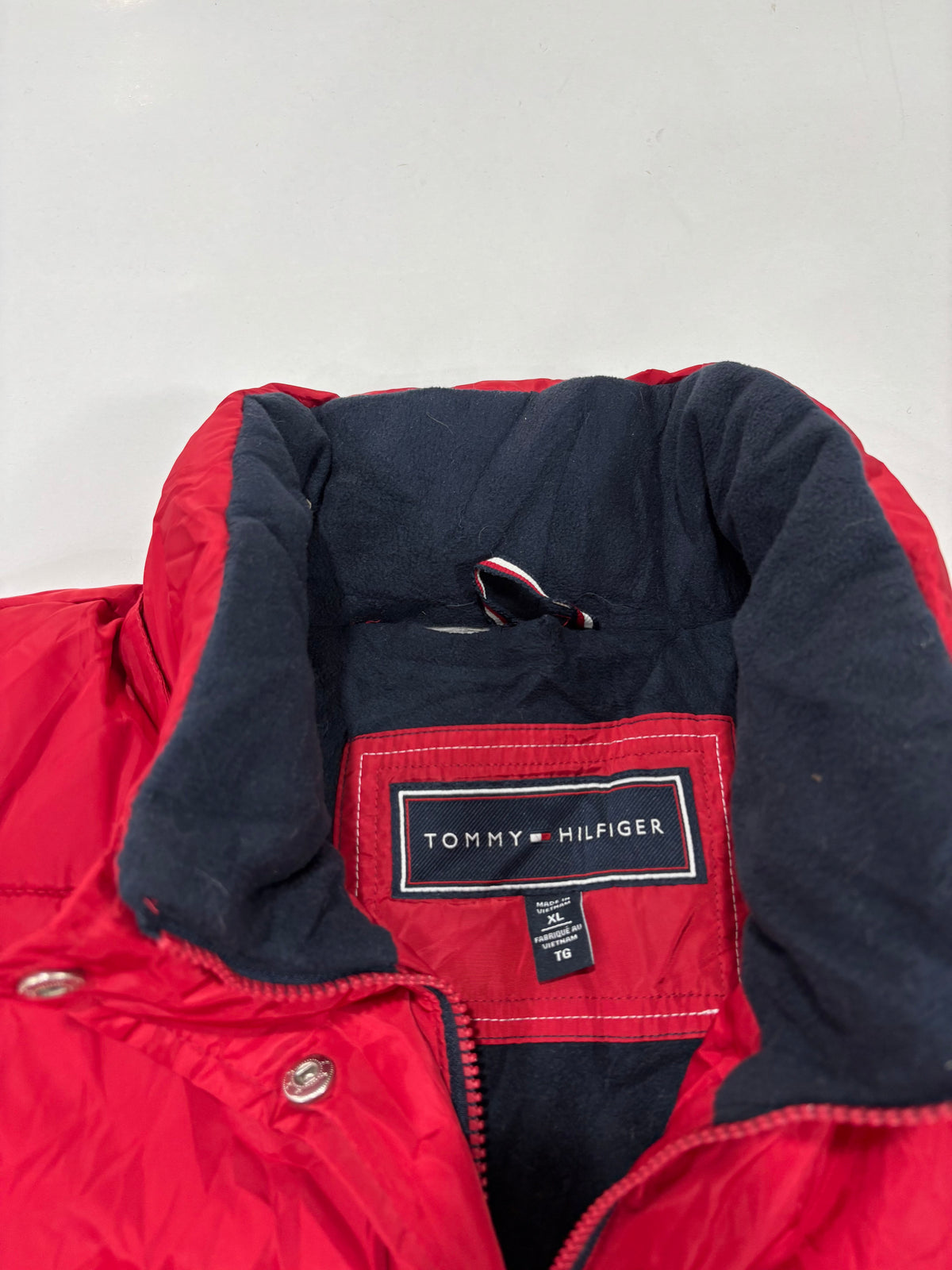 Tommy Hilfiger Men’s Red Down Puffer Jacket