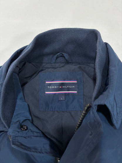 Tommy Hilfiger Men’s Navy Button-Up Coat