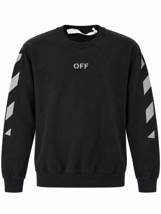 OFF WHITE MAIN LABEL CREWNECK SWEATER