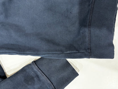 Timberland Men’s  Full Zip Drawstring Navy Blue Hoodie Preowned