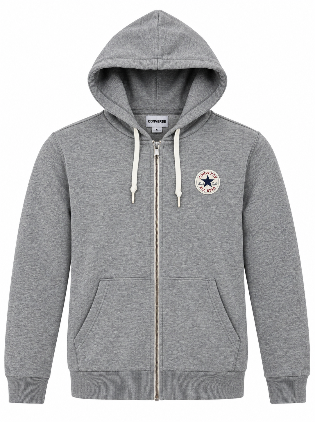 Converse Grey Zip-Up Hoodie