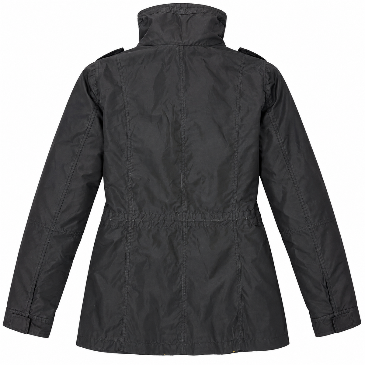 Unbranded Womens Black Hooded Utility Parka