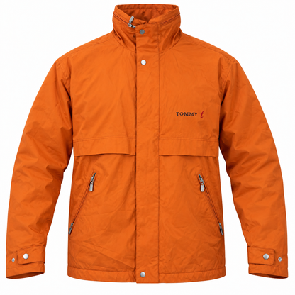 Tommy Mens Orange Hooded Jacket