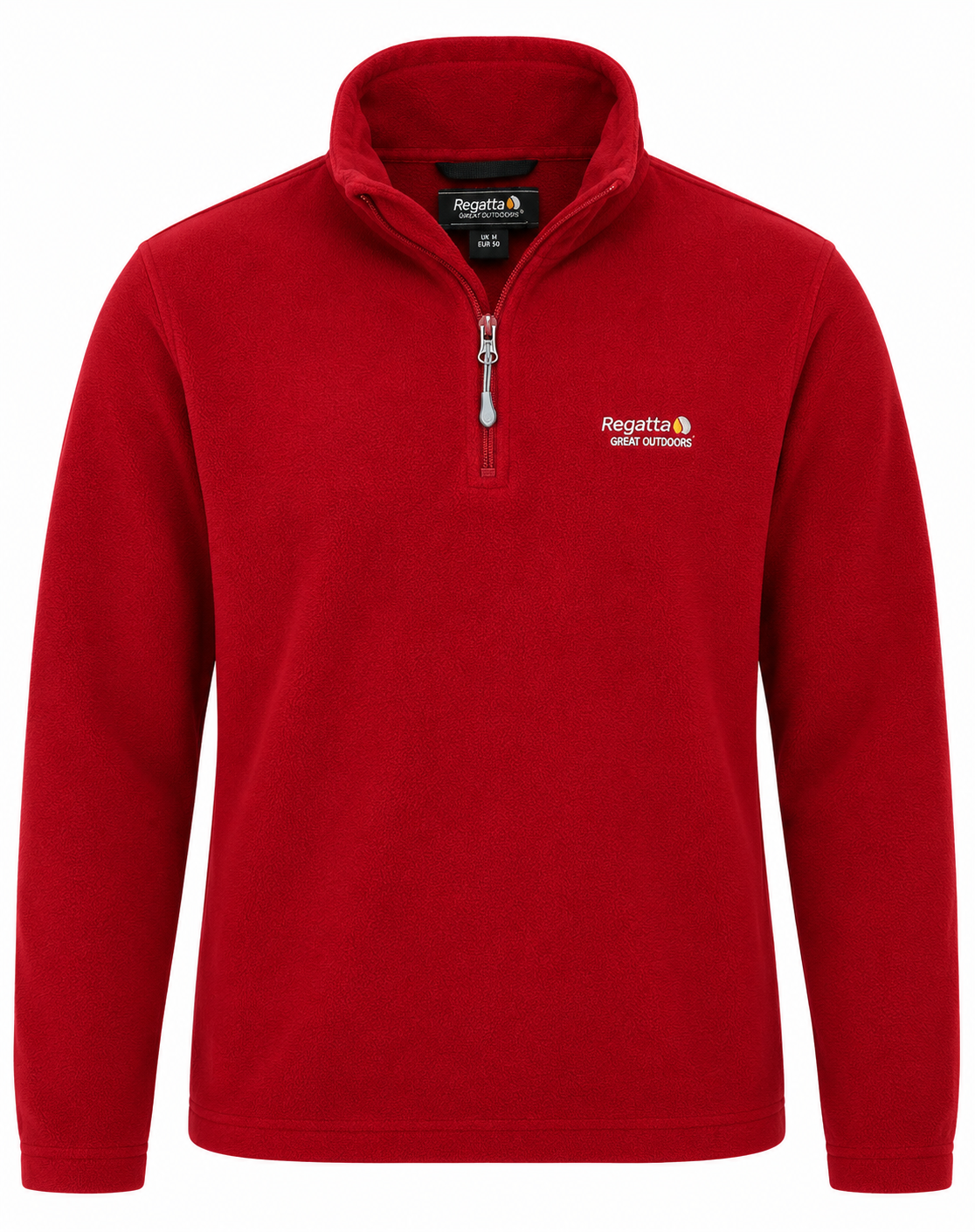Regatta Red Quarter-Zip Fleece