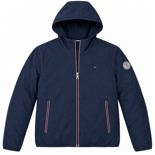 Tommy Hilfiger Womens Navy Hooded Jacket